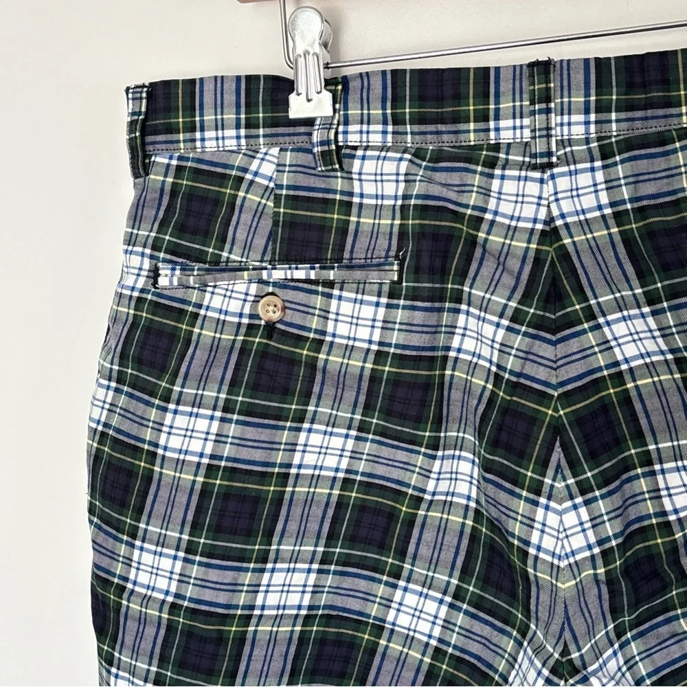 Polo Ralph Lauren Men's Classic Checkered Bermuda Shorts Size 35 Preppy *D71